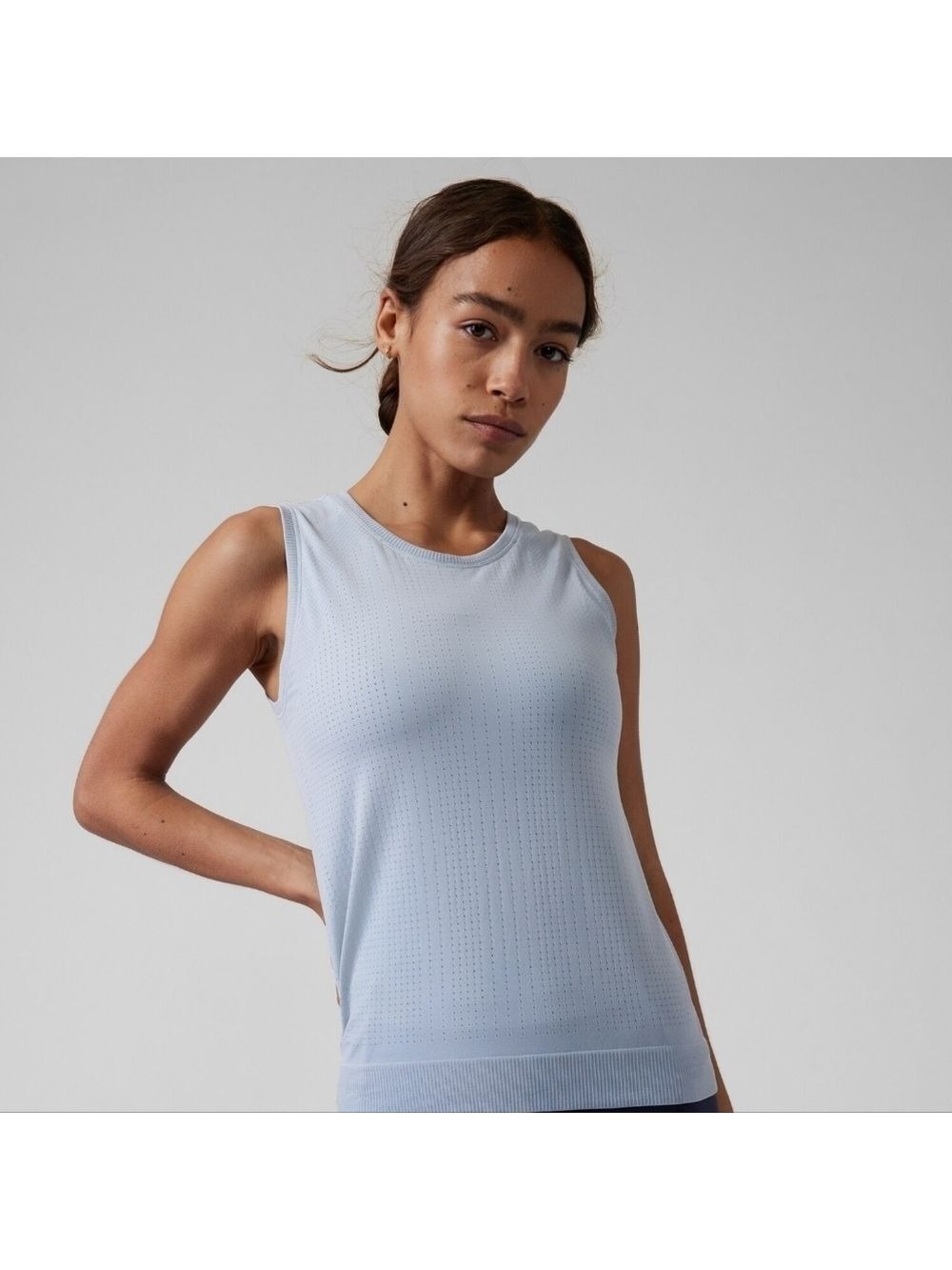 Athleta | In Motion Seamless Tank In Blue - Picture 11 of 11